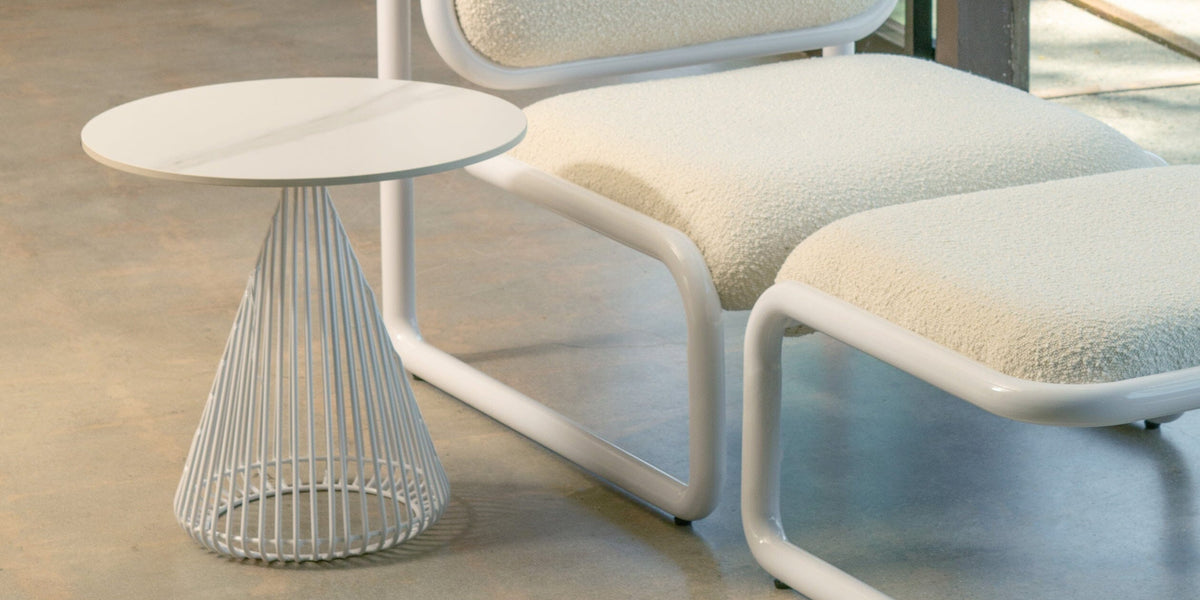 Cono Side Table with Stone table Bend Goods 