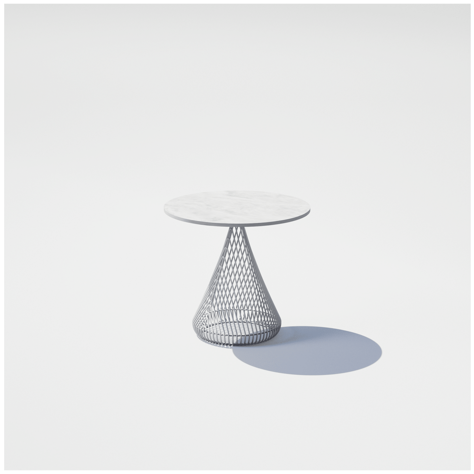 Cono Side Table with Stone table Bend Goods 