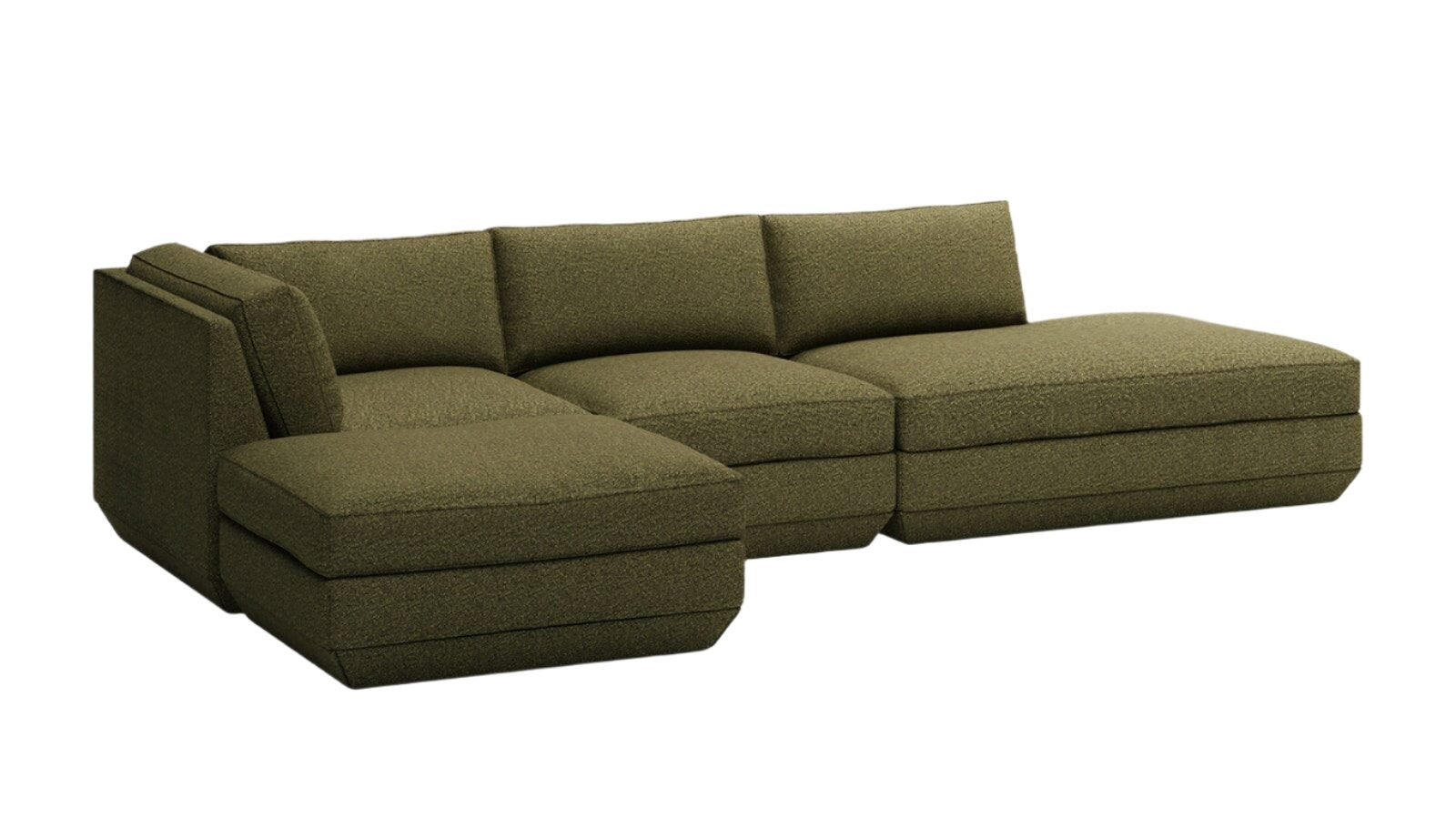 Podium 4PC Lounge Sectional B Sofa Gus Modern 