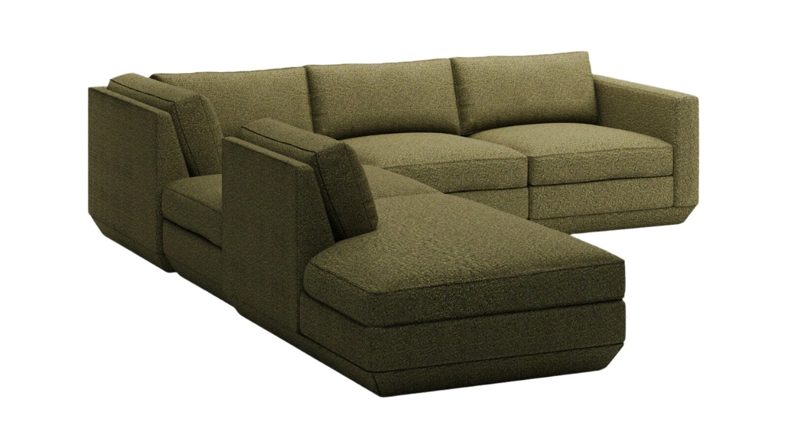 Podium 5PC Seating Group A Sofa Gus Modern Copenhagen Terra Left Facing 