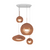 Copper LED Range Round Pendant System hanging lamps Tom Dixon 