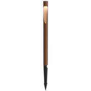 Flindt Garden Bollard Outdoor Lighting Louis Poulsen Long/Corten 2700K Spike