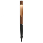 Flindt Garden Bollard Outdoor Lighting Louis Poulsen Short/Corten 2700K Spike