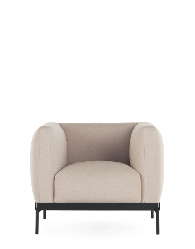 Asia Armchair Armchair Kartell Cotone Plain - Beige 