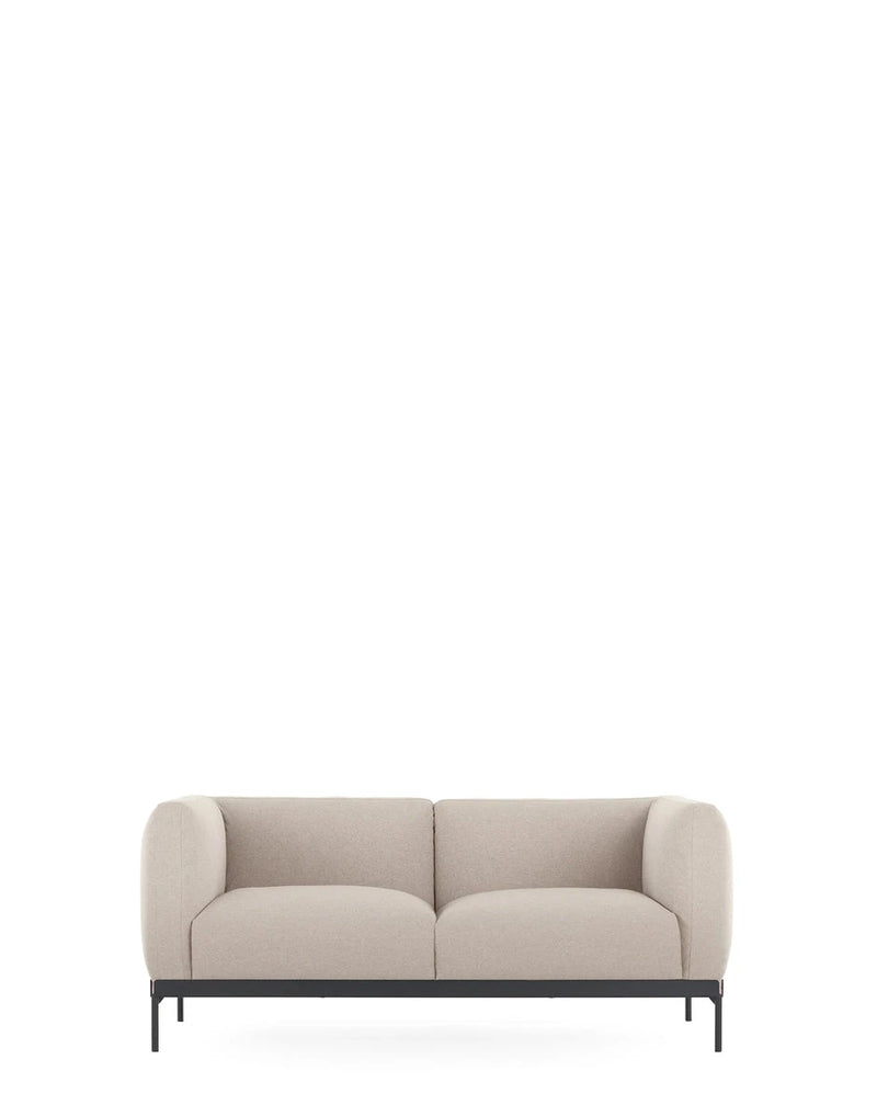 Asia Sofa 2 Seater Sofa Kartell Cotone Plain - Beige 