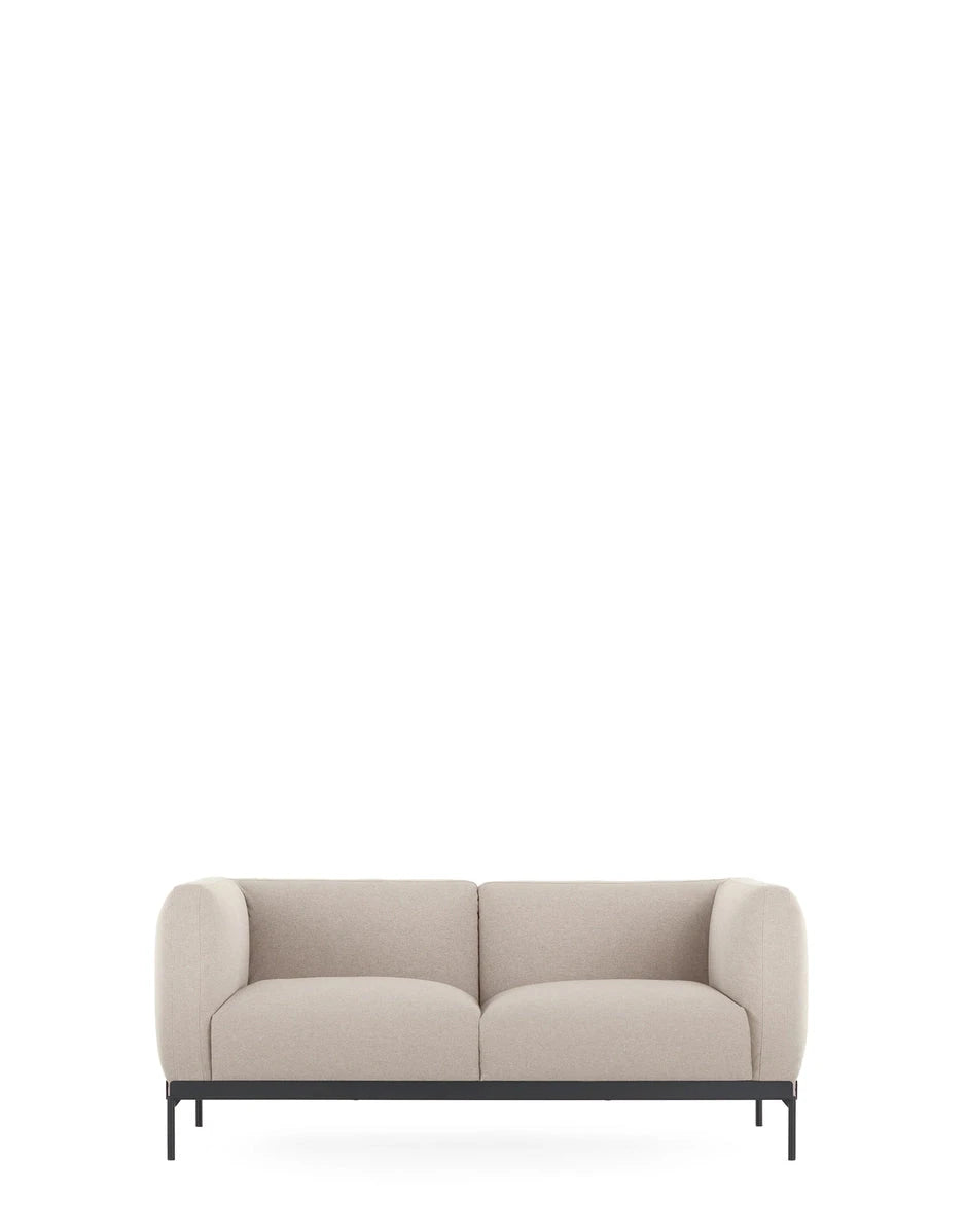 Asia Sofa 2 Seater Sofa Kartell Cotone Plain - Beige 