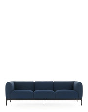 Asia Sofa 3 Seater Sofa Kartell Cotone Plain - Blue 