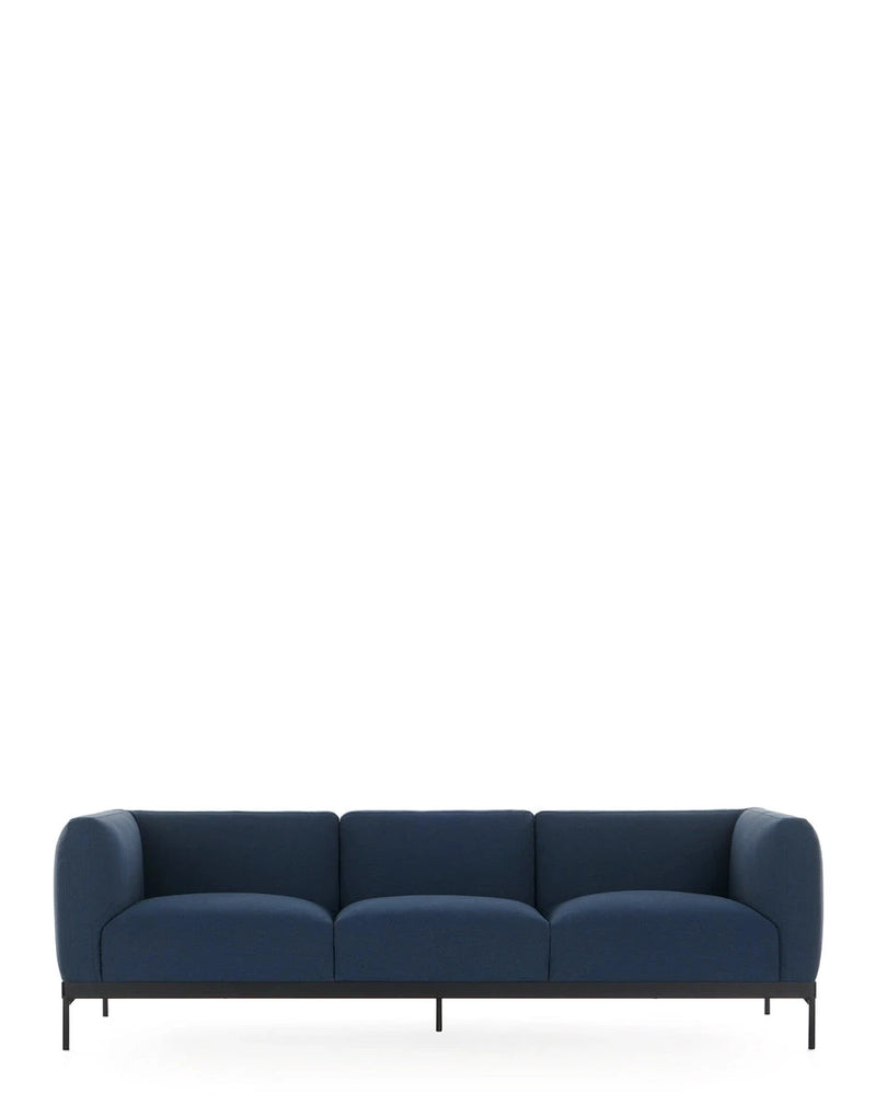 Asia Sofa 3 Seater Sofa Kartell Cotone Plain - Blue 