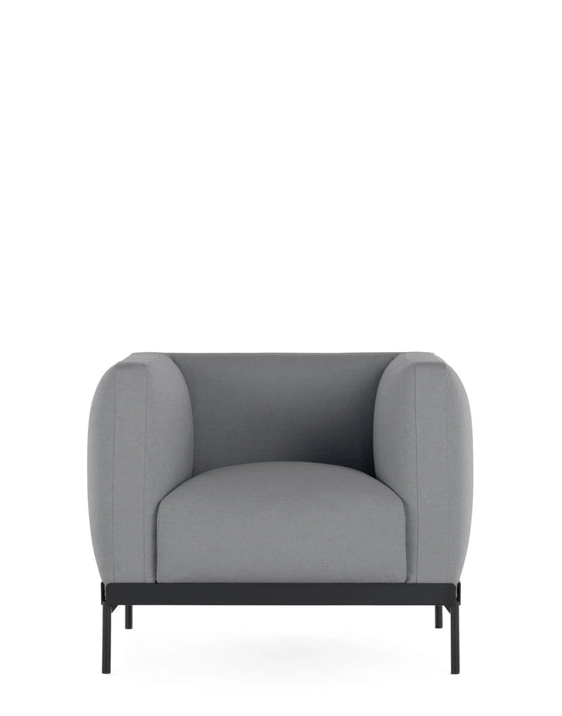 Asia Armchair Armchair Kartell Cotone Plain - Grey 