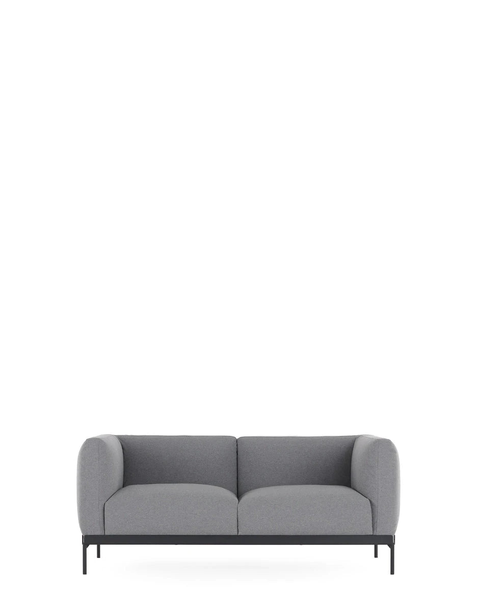 Asia Sofa 2 Seater Sofa Kartell Cotone Plain - Grey 