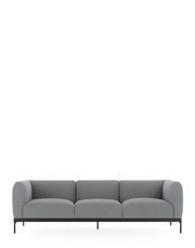 Asia Sofa 3 Seater Sofa Kartell Cotone Plain - Grey 