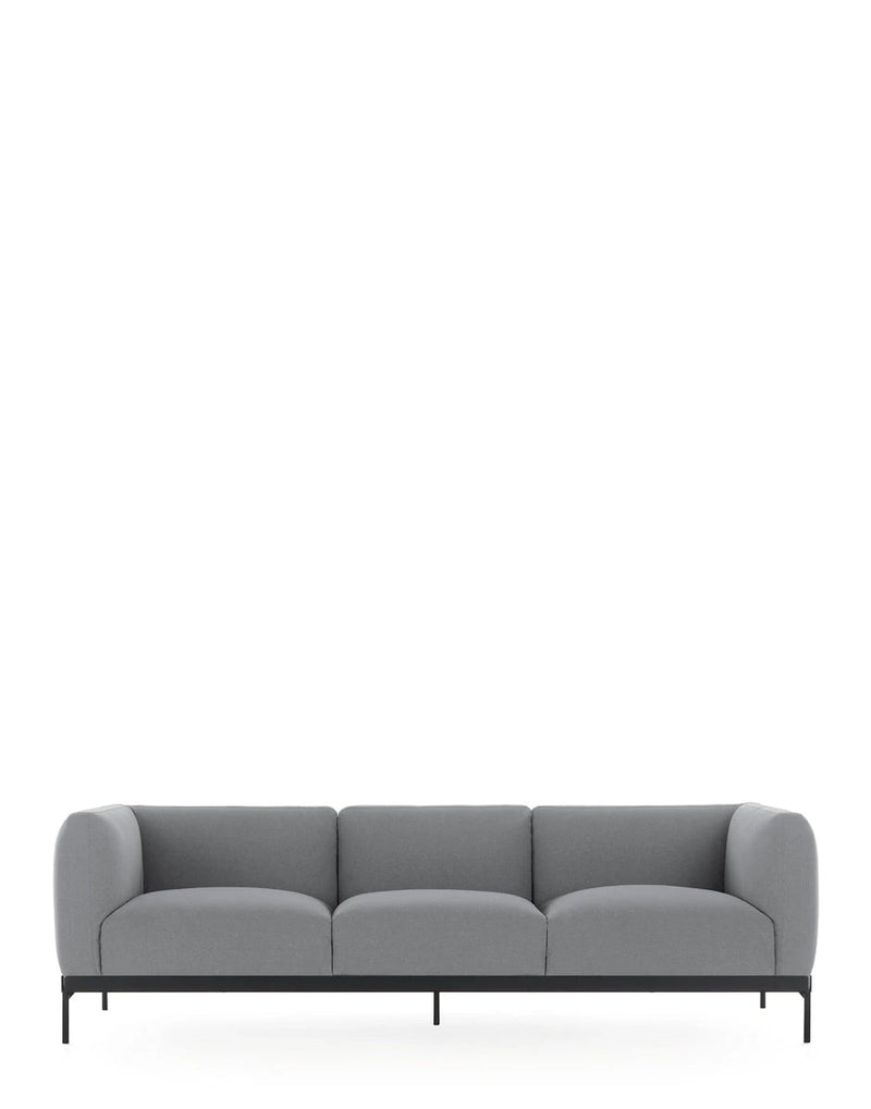 Asia Sofa 3 Seater Sofa Kartell Cotone Plain - Grey 