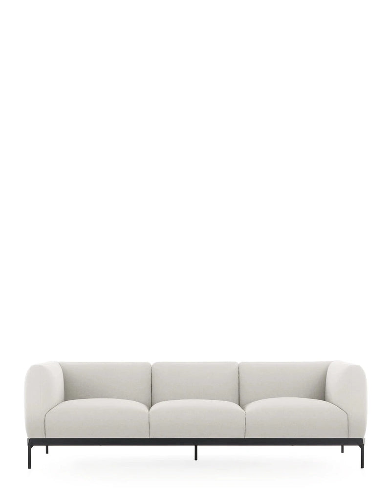 Asia Sofa 3 Seater Sofa Kartell Cotone Plain - White 