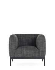 Asia Armchair Armchair Kartell Cotone Structure - Black 