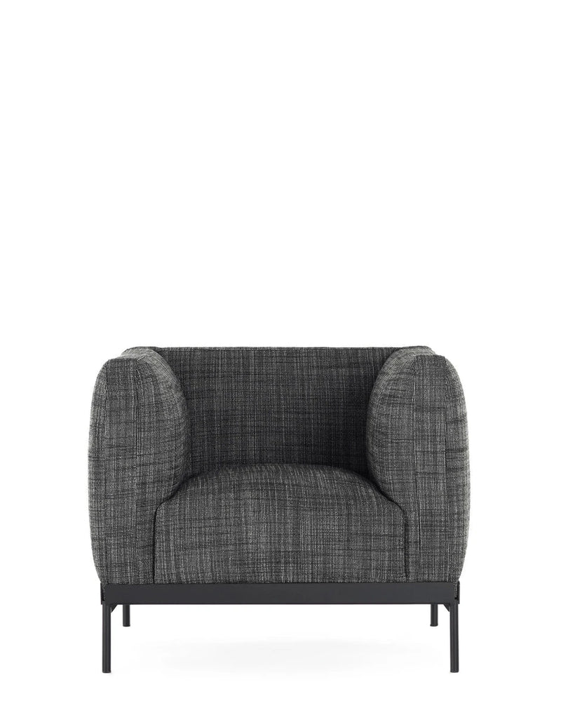 Asia Armchair Armchair Kartell Cotone Structure - Black 