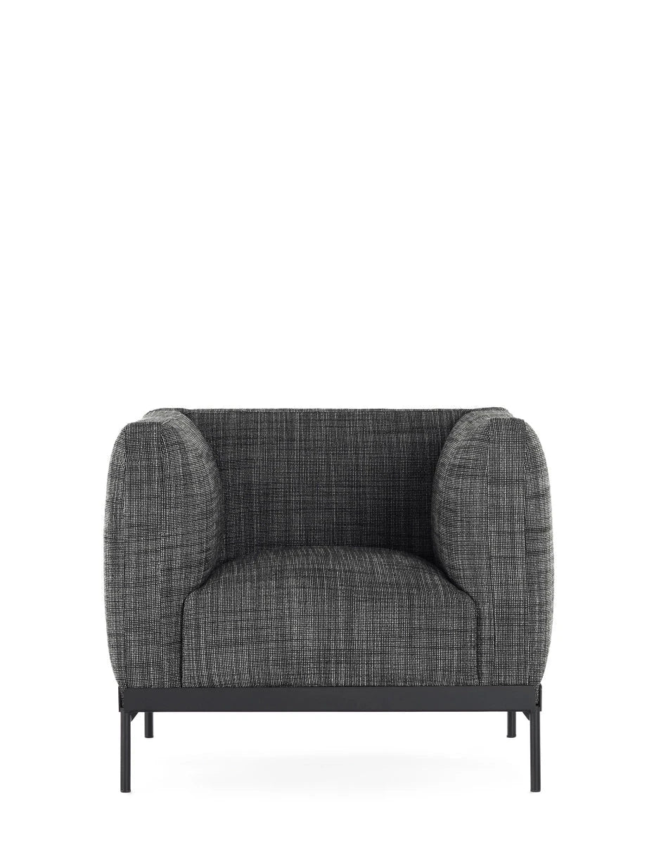 Asia Armchair Armchair Kartell Cotone Structure - Black 