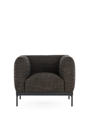 Asia Armchair Armchair Kartell Cotone Structure - Grey/Black 