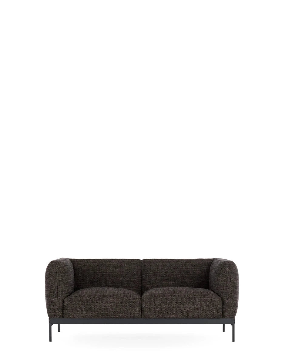 Asia Sofa 2 Seater Sofa Kartell Cotone Structure - Grey/Black 