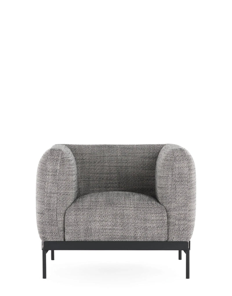 Asia Armchair Armchair Kartell Cotone Structure - White/Black 