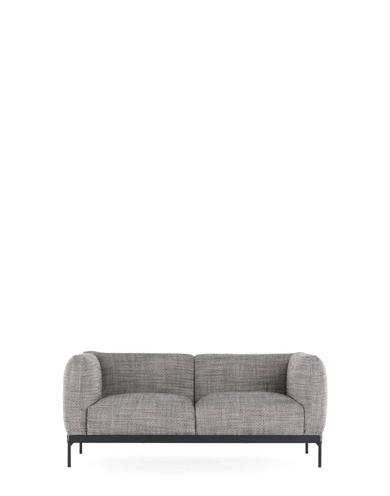 Asia Sofa 2 Seater Sofa Kartell Cotone Structure - White/Black 