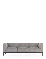 Asia Sofa 3 Seater Sofa Kartell Cotone Structure - White/Black 