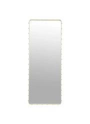 Adnet Rectangulaire Mirror mirror Gubi Large Cream Leather 