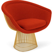 Platner Lounge Chair - Gold lounge chair Knoll 