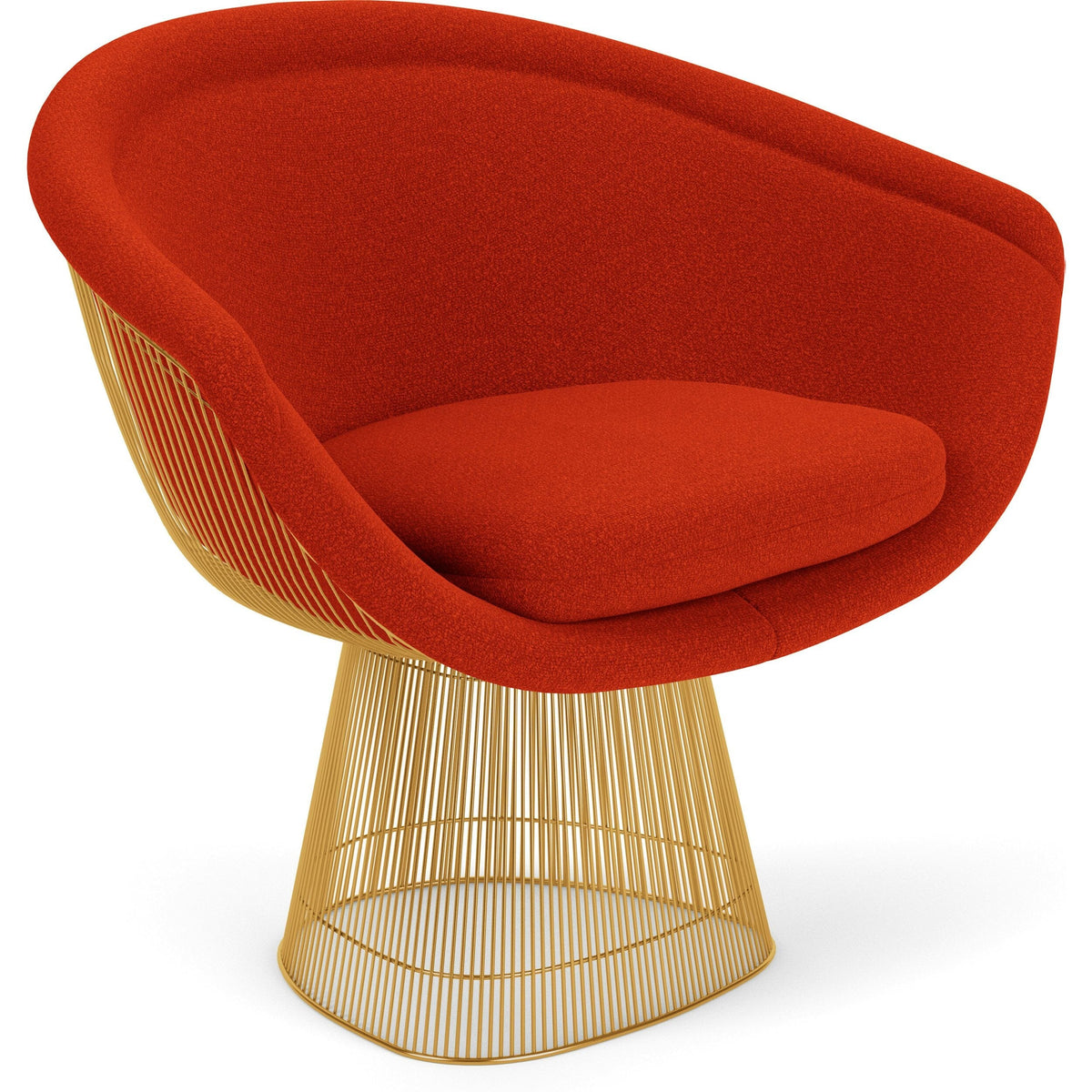 Platner Lounge Chair - Gold lounge chair Knoll 