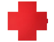 Cross Wall Cabinet Book Shelf Cappellini Red 