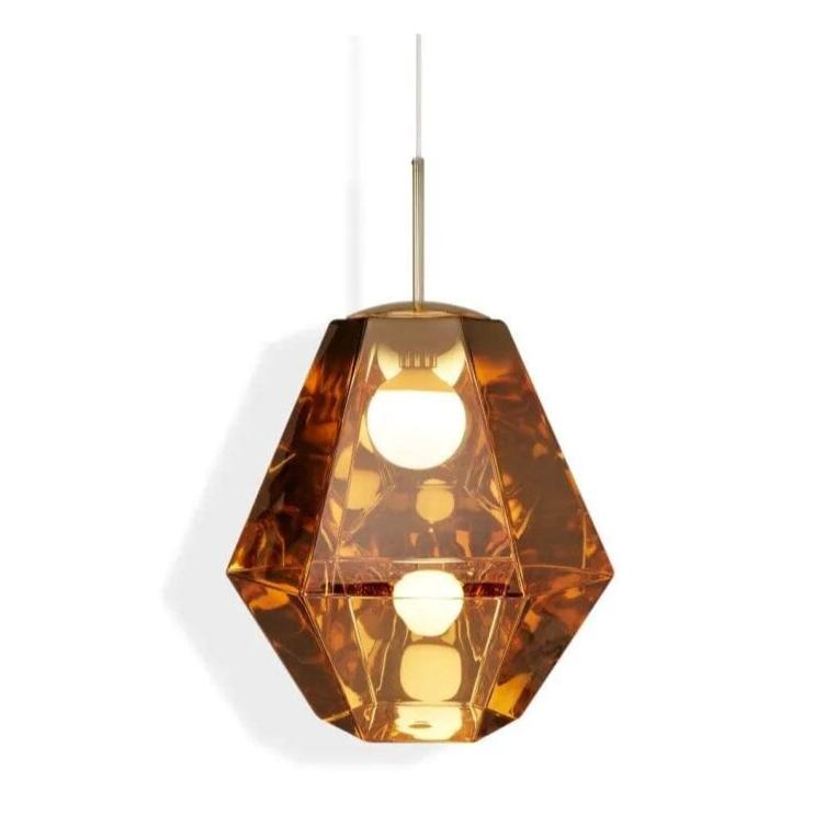 Cut Tall Suspension Lamp suspension lamps Tom Dixon Gold 