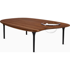 Cyclade Table Coffee Tables herman miller Low With Bowl Walnut