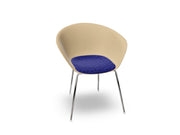 Duna 02 Four Leg Chair With Seat Cushion Chairs Arper 