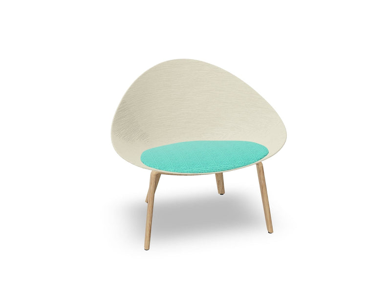 Adell 4 Leg Wood Lounge Chair lounge chair Arper 