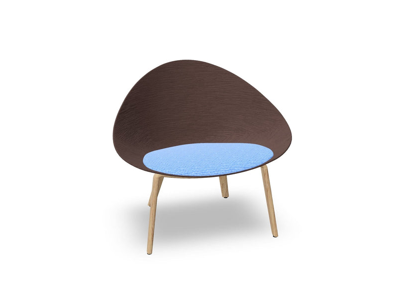 Adell 4 Leg Wood Lounge Chair lounge chair Arper 