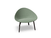 Adell 4 Leg Wood Lounge Chair With Fully Upholstered lounge chair Arper 