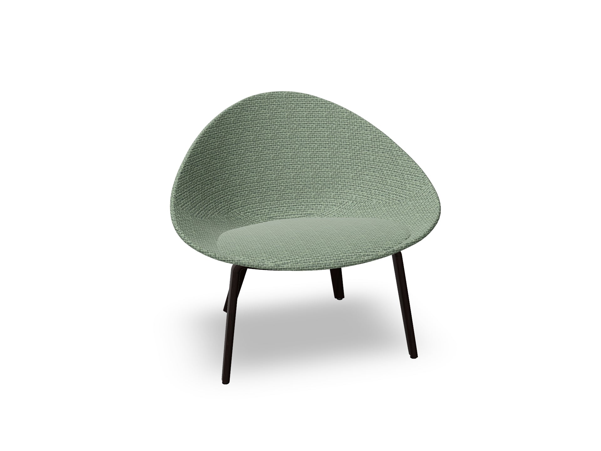 Adell 4 Leg Wood Lounge Chair With Fully Upholstered