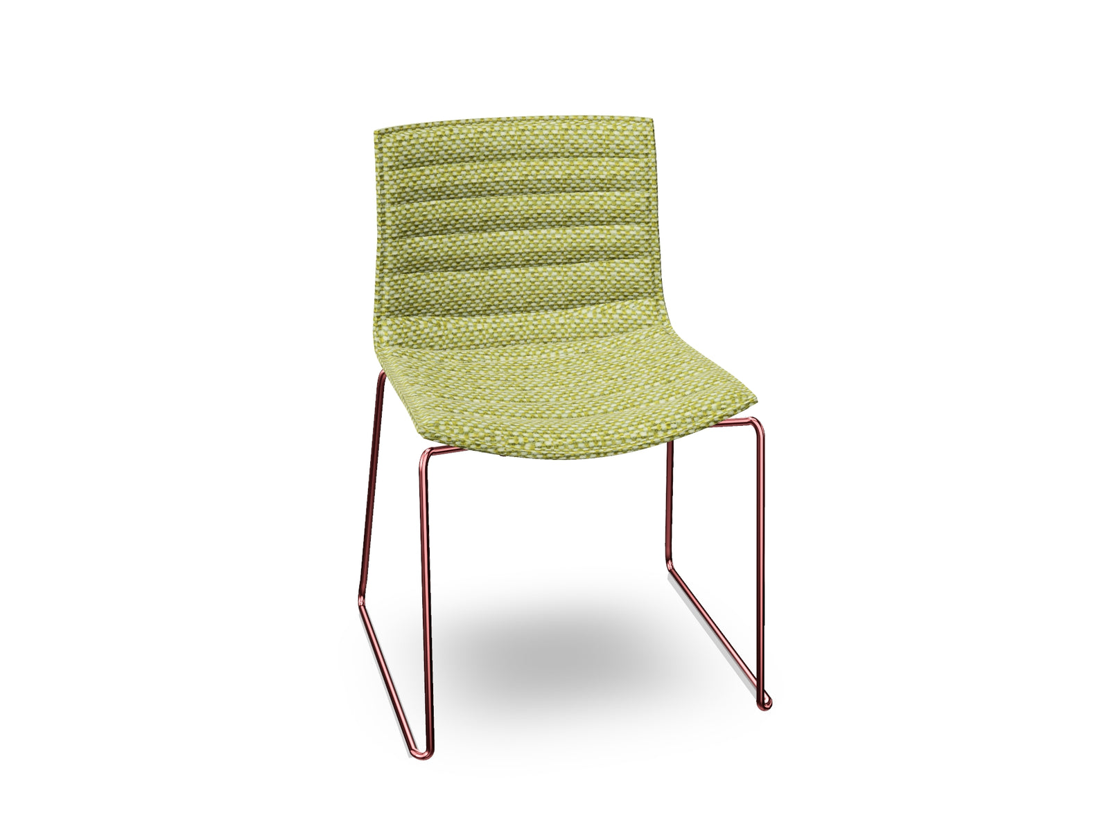 Catifa 46 Sled Base With Fully Upholstered