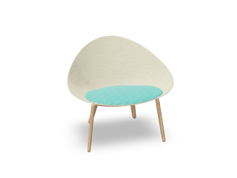 Adell 4 Leg Wood Lounge Chair lounge chair Arper 
