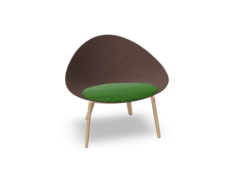 Adell 4 Leg Wood Lounge Chair lounge chair Arper 