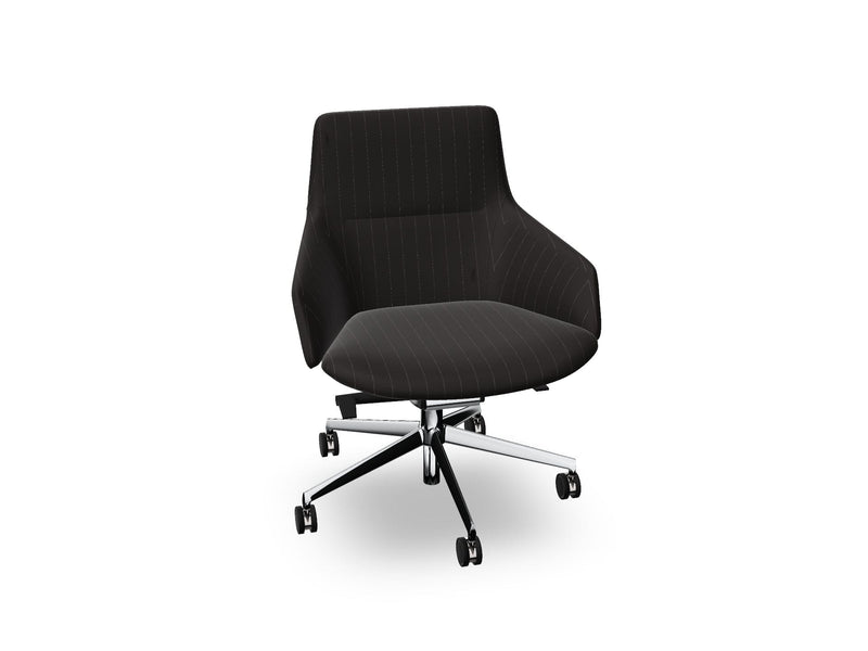 Aston Conference Syncro Five Way Star Base Armchair task chair Arper 