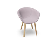 Duna 02 Wood Leg Chair With Full Upholstery Chairs Arper 