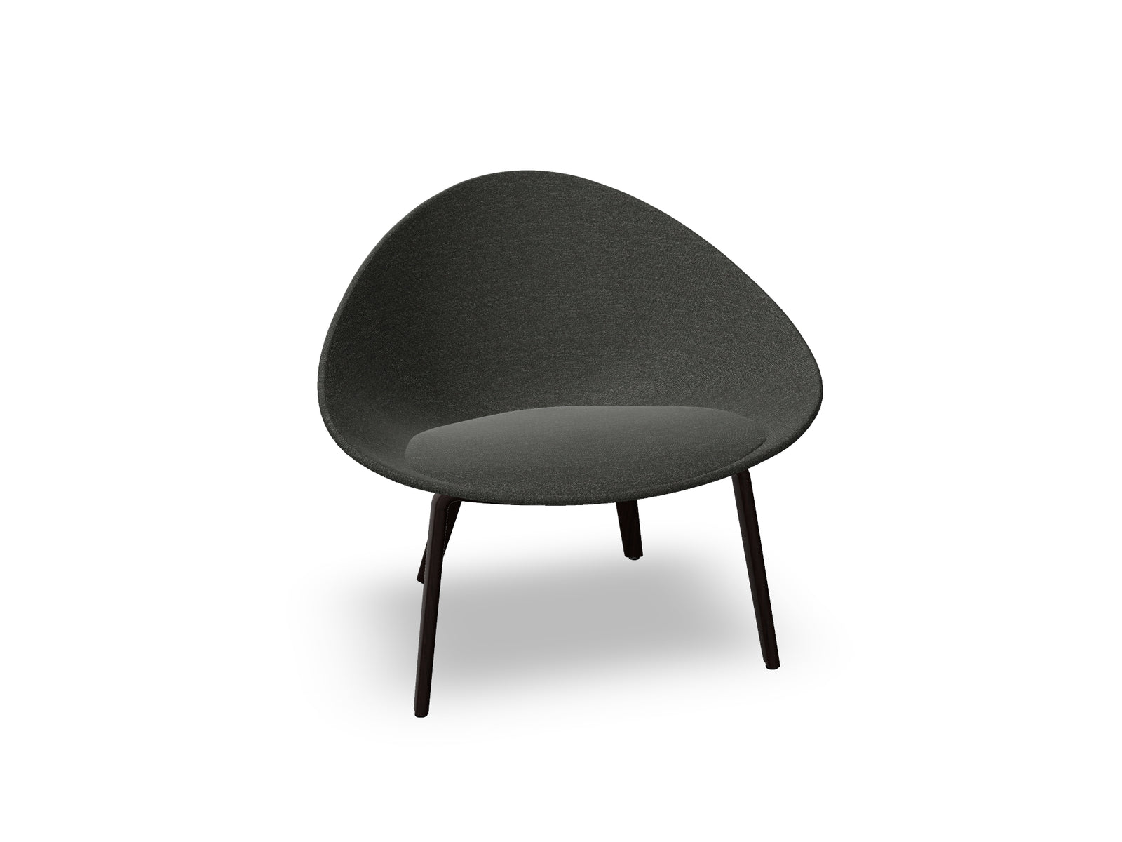 Adell 4 Leg Wood Lounge Chair With Fully Upholstered