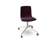 Aava 02 Fixed Trestle Base Wood Chair With Front Upholstery Chairs Arper 