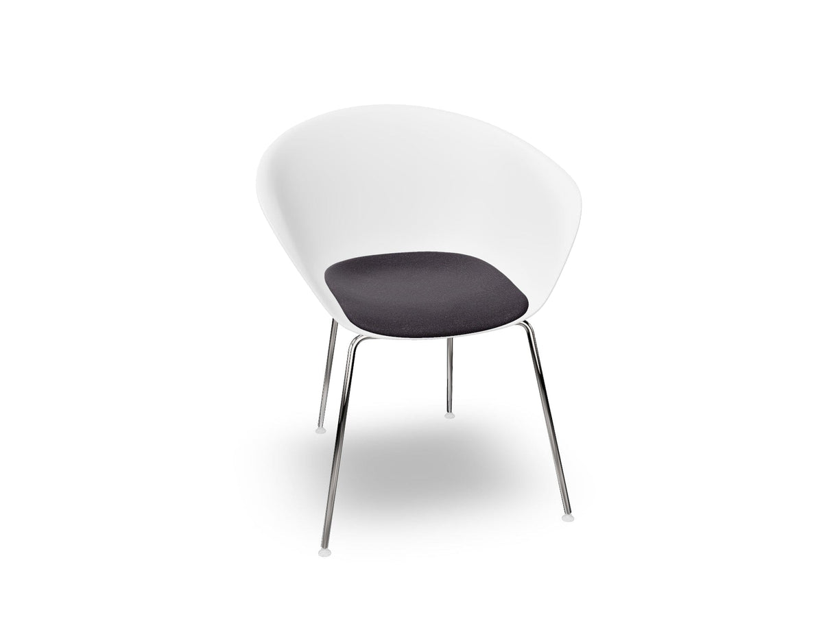 Duna 02 Four Leg Chair With Seat Cushion Chairs Arper 