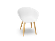 Duna 02 Polypropylene Chair With Wood Legs Chairs Arper 