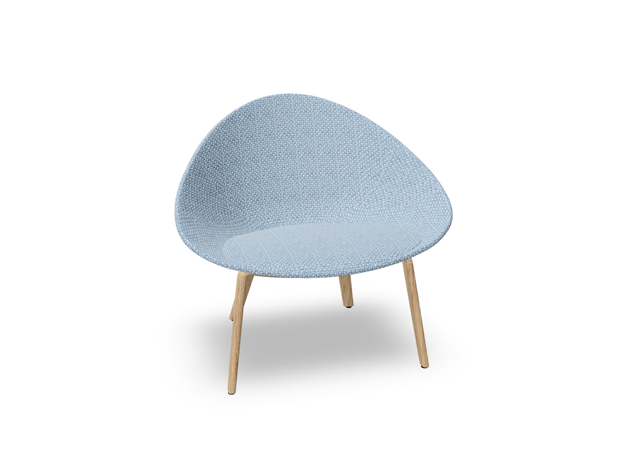 Adell 4 Leg Wood Lounge Chair With Fully Upholstered