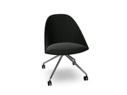 Cila Fully Upholtered Chair With Fixed Trestle Base Chairs Arper 