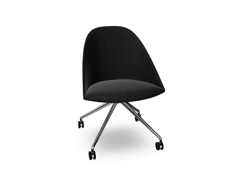 Cila Fully Upholtered Chair With Fixed Trestle Base Chairs Arper 