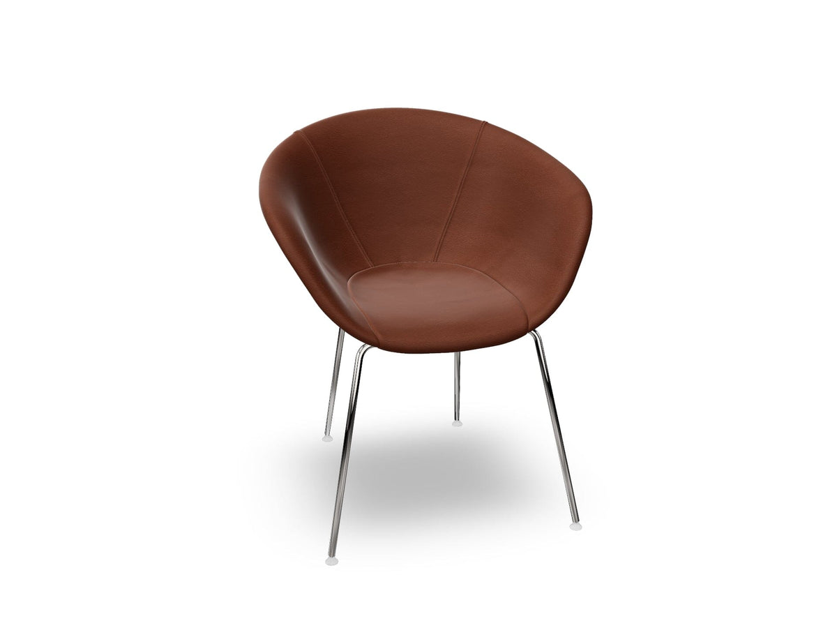 Duna 02 Four Leg Chair Fully Upholstered Chairs Arper 