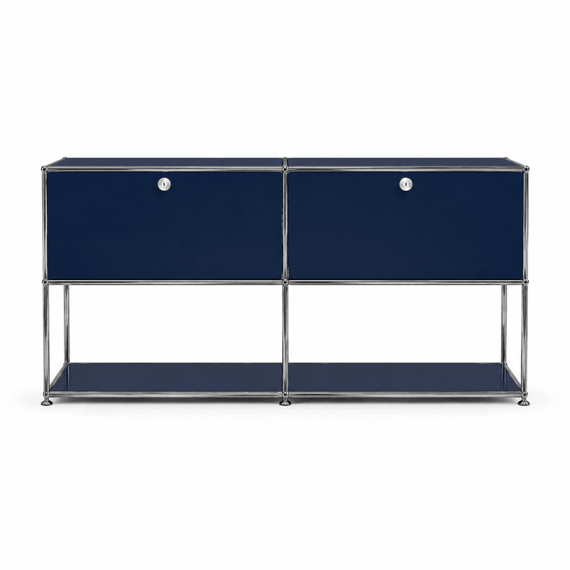 USM Haller Credenza F2 storage USM Steel Blue 